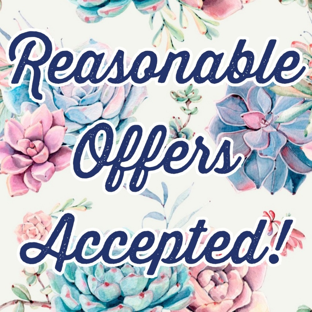 Accepting Reasonable Offers!